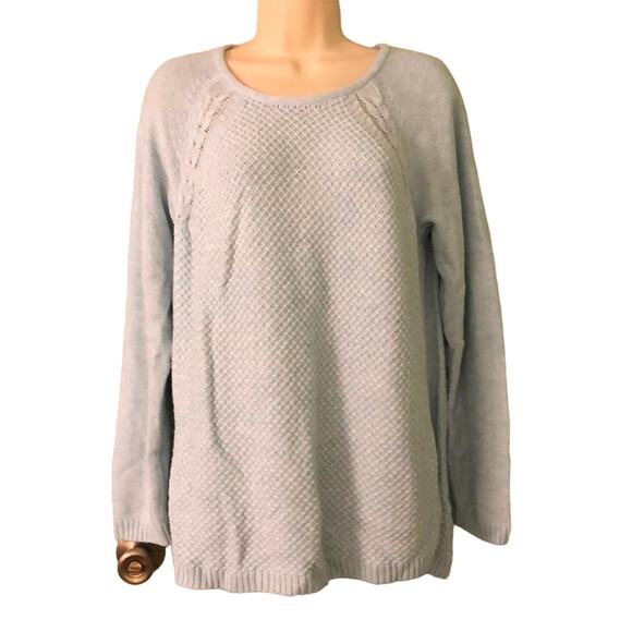 Sonoma Blue Oversized Sweater Tunic Woman Size Large Slouchy - Picture 1 of 8